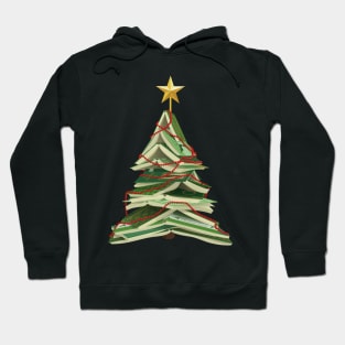 Christmas Tree of Books Hoodie